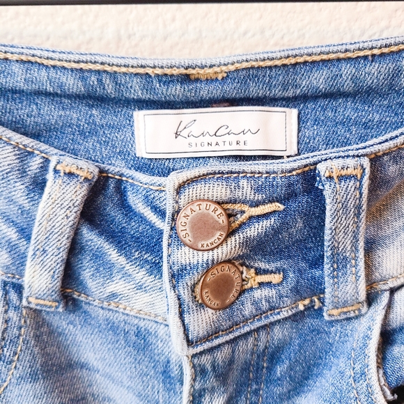 KanCan High Rise Ankle Skinny Distressed Jeans - Picture 5 of 6